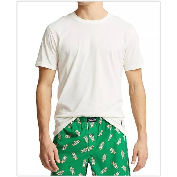 NWT Polo BEAR Ralph Lauren Crewneck Tee & Printed Boxer Short Gift Set, L - Picture 1 of 7